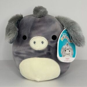 Squishmallow 8" Jason the Donkey Kellytoy Soft Plush Pet 2021‎ Farm